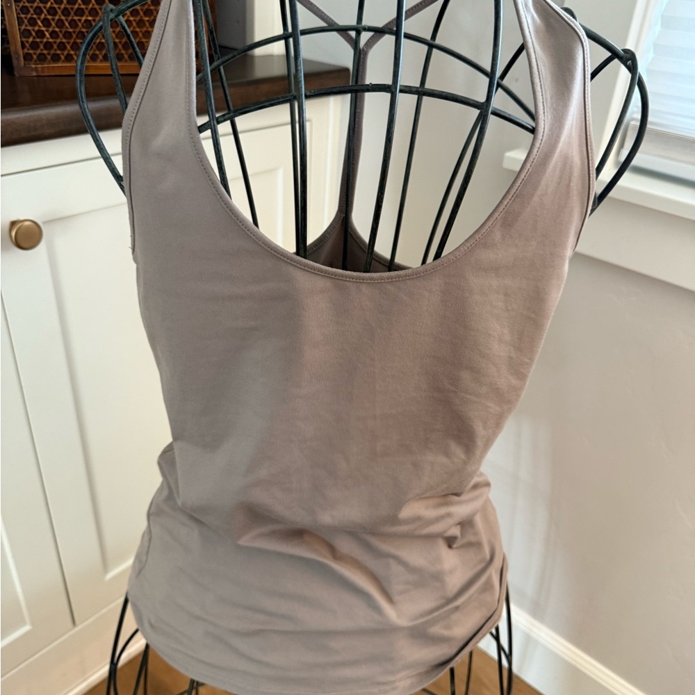 Alo Women's Taupe Tank Top